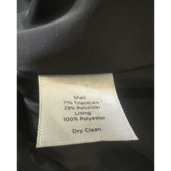 Talbots Black Career Blazer Size 14 Button Business Work Professional Classic - Picture 10 of 12